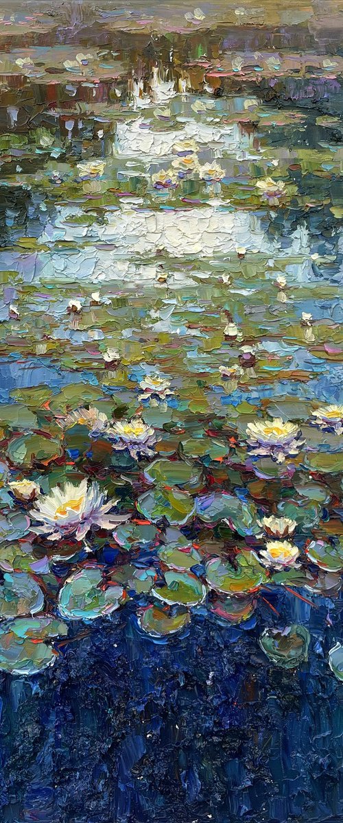" water lilies" by Evgeny Chernyakovsky