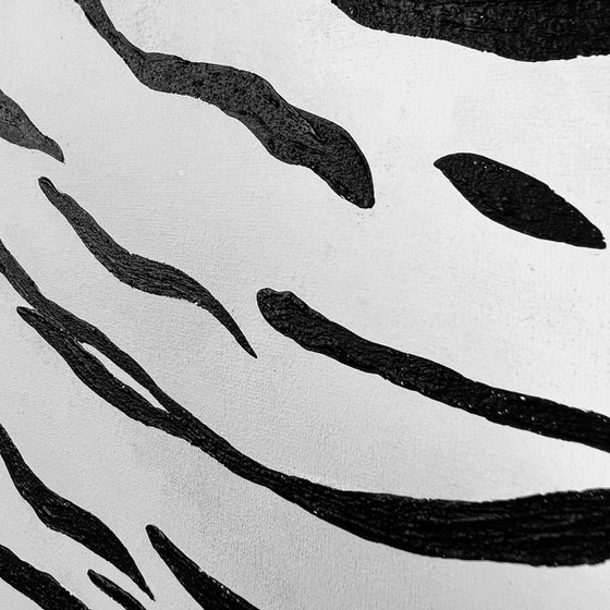 Monochrome Tiger Pattern