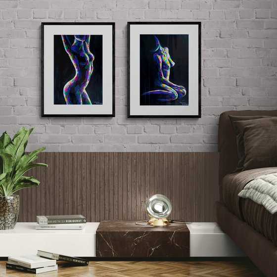 Echoes of the Body. Diptych