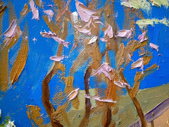The trees are in bloom