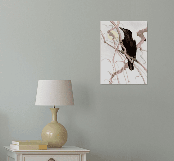 Raven on The Grape Vine