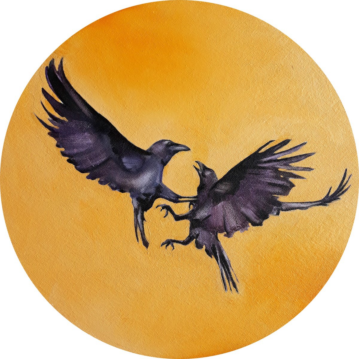 Two Ravens by Kateryna Somyk
