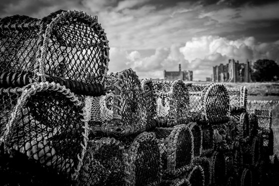 Lobster Pots at Lindisfarne Priory -Holy Island - Northumbria