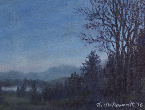 Nocturne in Blue # 2 - 10X8 oil (SOLD)