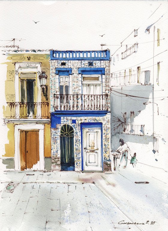 Valencia's Sunlit Pai(Diptych)