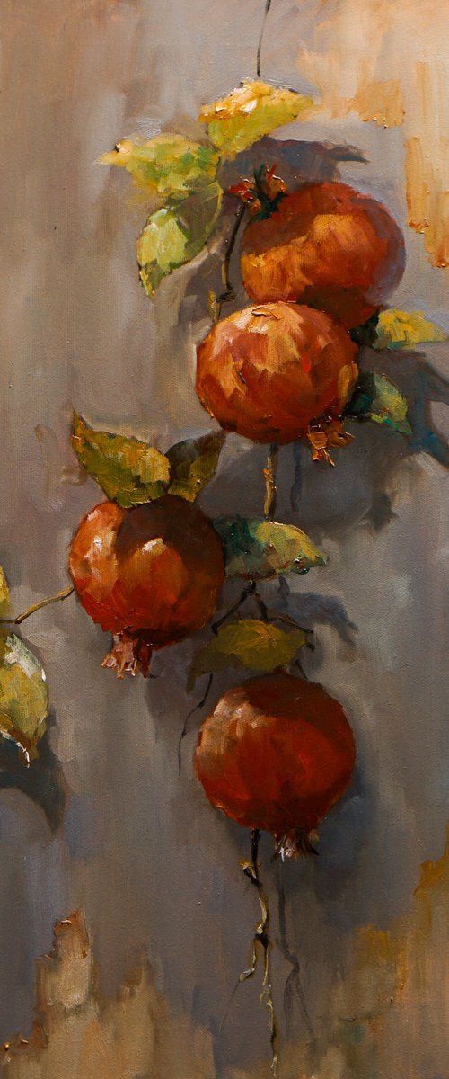 pomegranate fruit by pavel filin