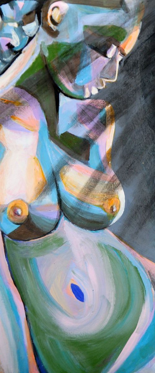 Nude 22 / 42 x 29.7 cm by Alexandra Djokic