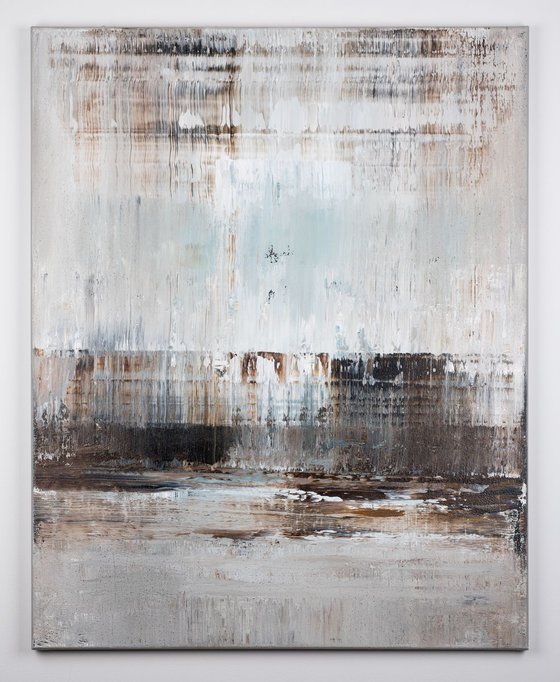 Brown abstract painting PM359