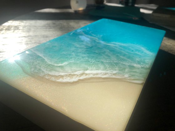 White Sand Beach #33 Bora Bora Seascape Gift idea