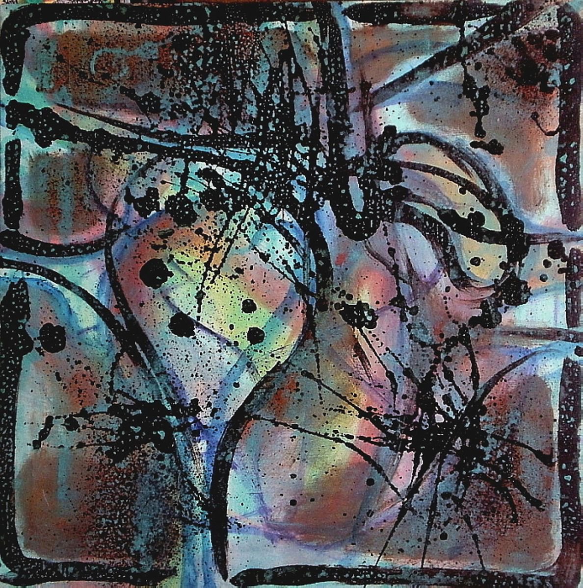 Heart-XXI(Homage to Jackson Pollock) by Stanislav Bojankov