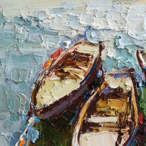 Boats - Original oil painting