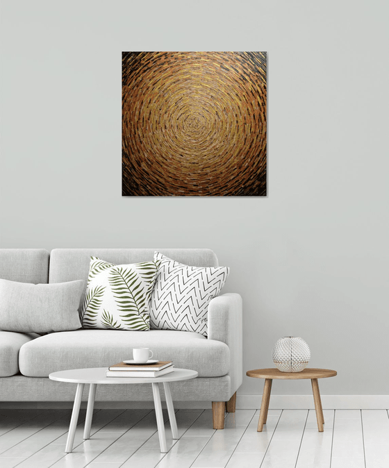 Large cream copper radiance