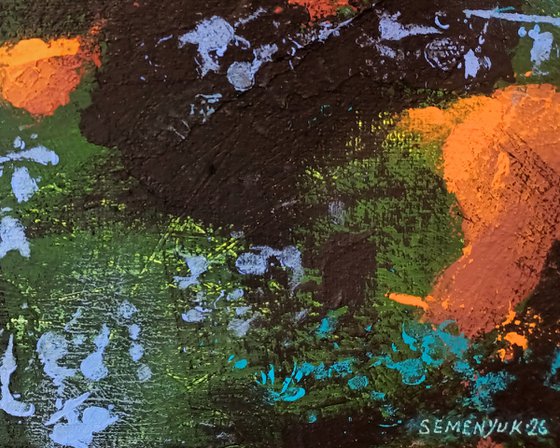 Abstract Azure and Blue Velvet