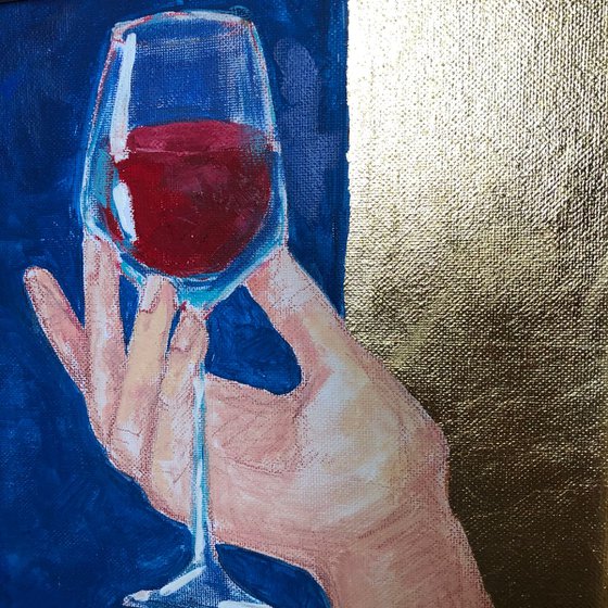 Glass of wine