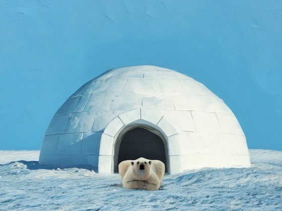 Polar Bear on Guard