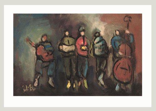 Figures with Musicians by Andre Pallat