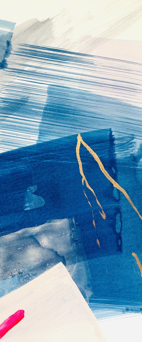 Indigo space 129 by Ryoko Minamitani