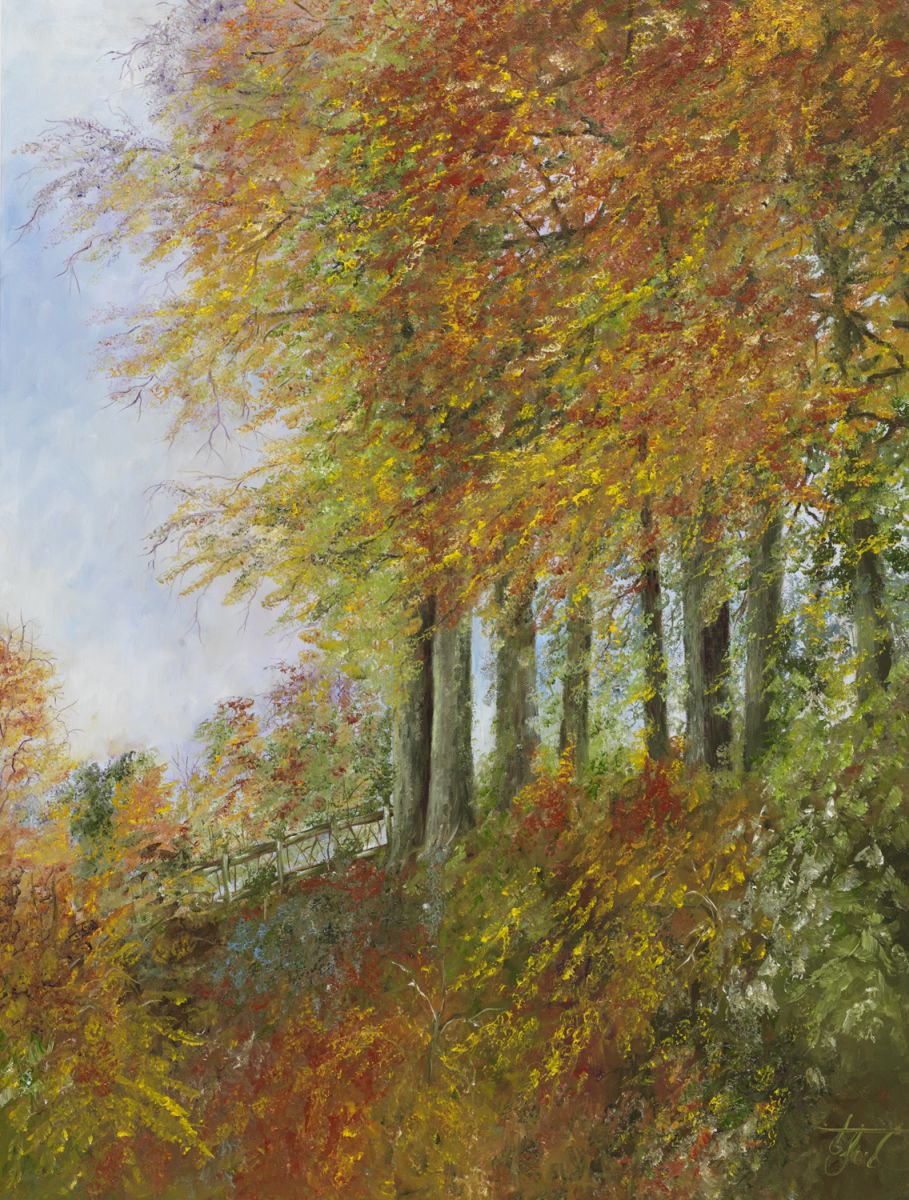 Trees at Tunnel Inn by Christine Gaut