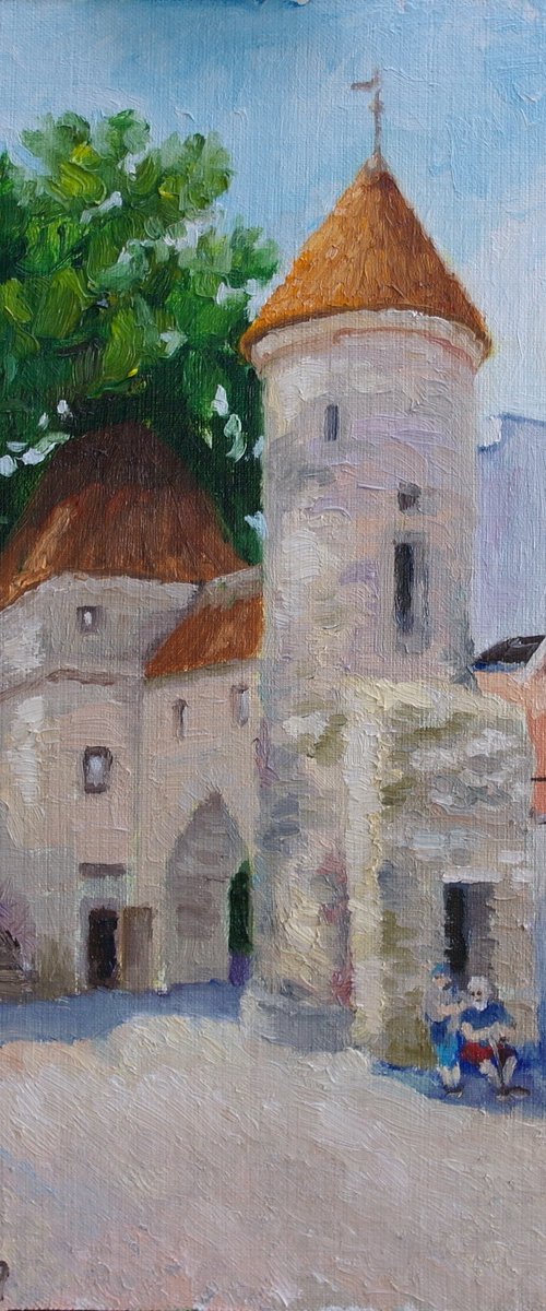 Summer Tallinn, Viru Gate by Juri Semjonov