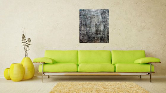 Moonlight -01- (n.347) - 80,00 x 90,00 x 2,50 cm - ready to hang - acrylic painting on stretched canvas