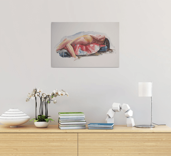 reclining female nude