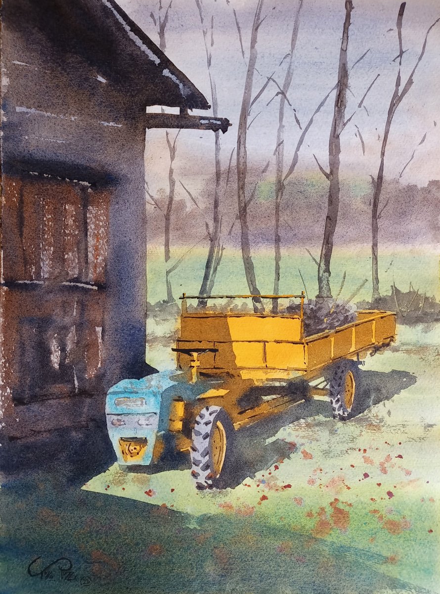 Impressionistic Watercolour , The Hidden Soul Of Things By Tollo Pozzi, 11 X 15, Artwork For Sale On Artfinder