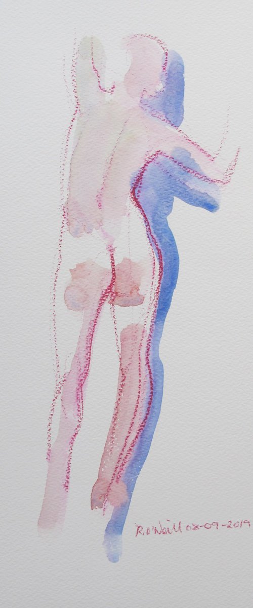 Standing female nude by Rory O’Neill