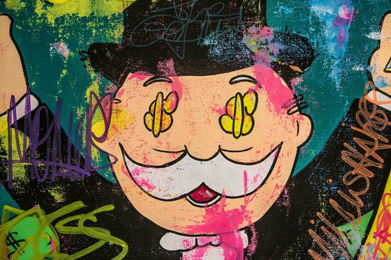 7000 Percentage Roi Ft Mr Monopoly Painting