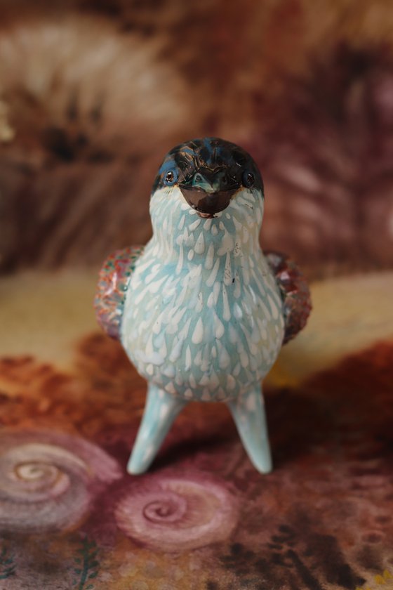 Tiny Birdy II. Ceramic sculpture