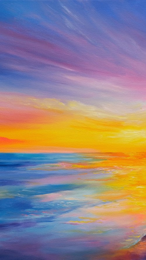 Heavenly Sunset by Behshad Arjomandi