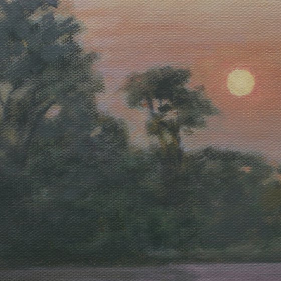 Lagoon sunset