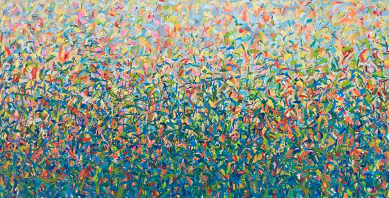 Bronte Garden Dance- 200 x 102cm acrylic on canvas