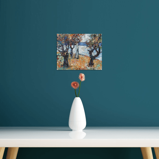 “Trees by the River”