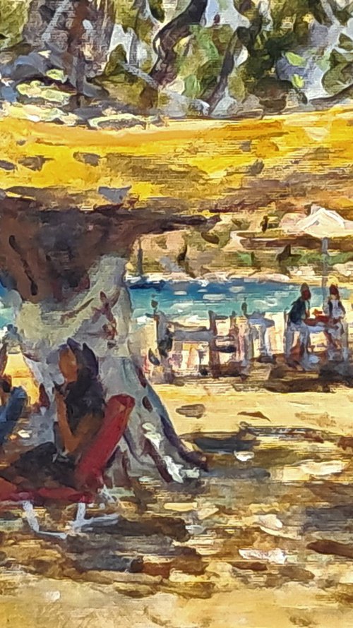 The beach bar by Dimitris Voyiazoglou