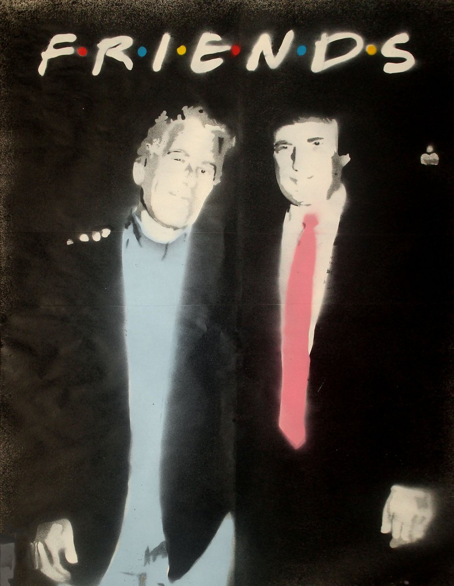 Urban And Pop Painting , Friends (On An Urbox) By Juan Sly, 23 X 30, Artwork For Sale On Artfinder