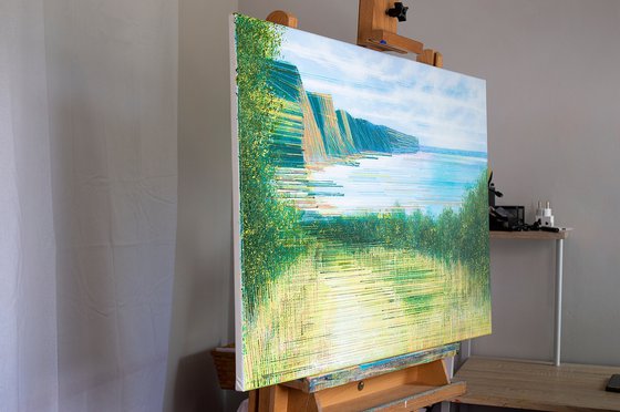 Devon Coastline In Summer