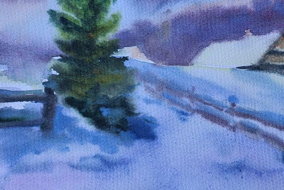 Silence of a snowy day