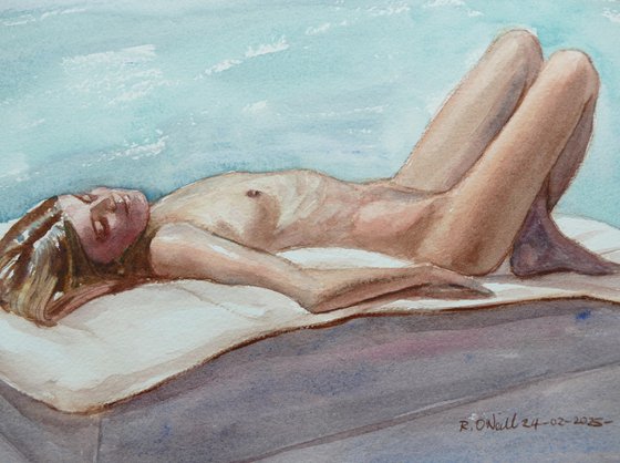 Reclining female nude