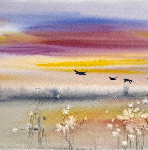 Late Summer Flight by Anna Lyashenko