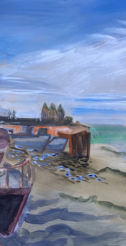 Whitstable Harbour by Frank Creber