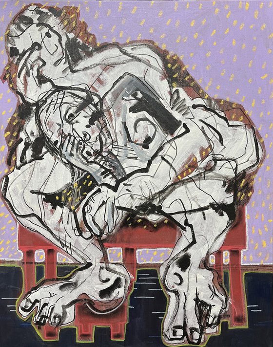 Thought with chair