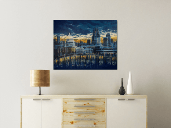 London Skyline Sunset