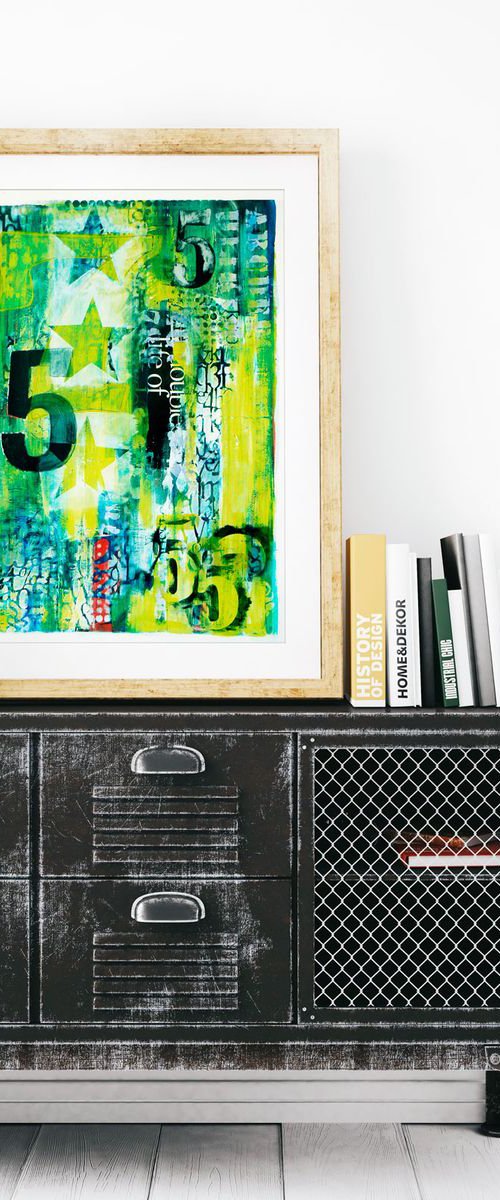 Surface #1 (typography, bill stickers, urban decay painting) by Carolynne Coulson