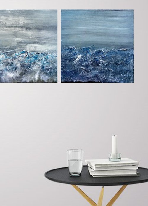 GRAVITY TRIPTYCH by Susan Wooler