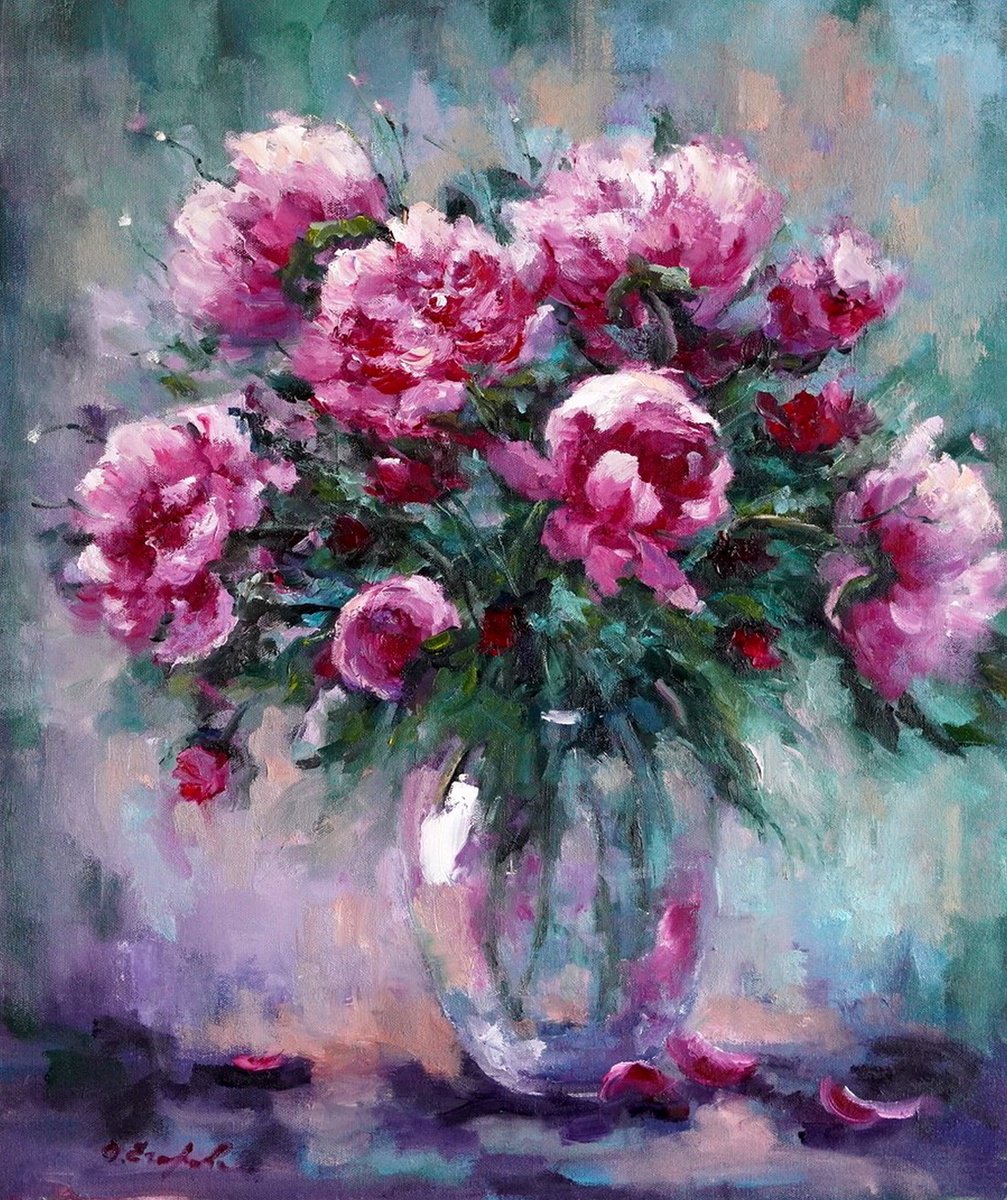 Bouquet of Peonies by Olga Egorov