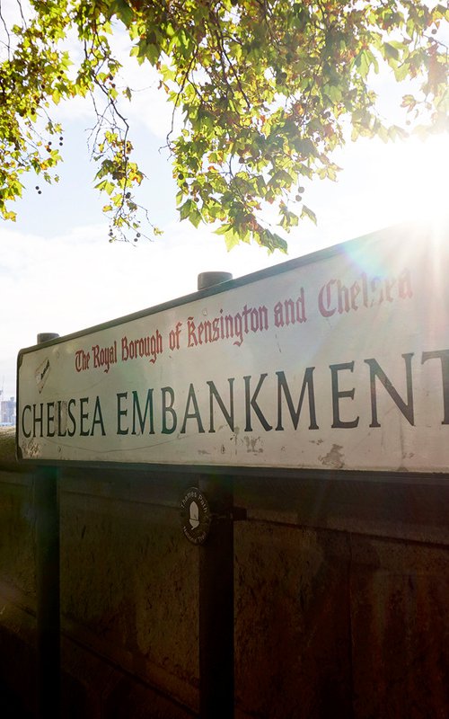 Chelsea Embankment SW 1 1/20 12"X8" by Laura Fitzpatrick