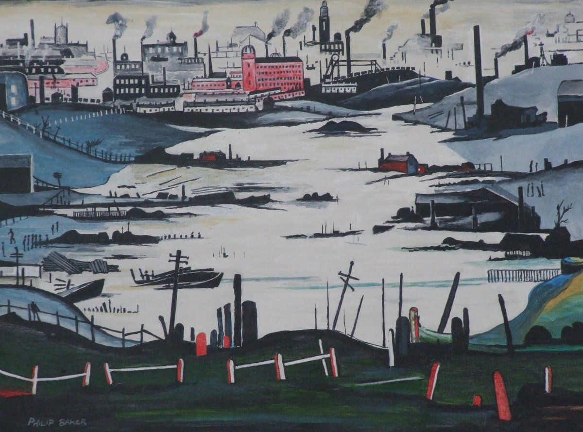 The Lake after Lowry by Philip Baker