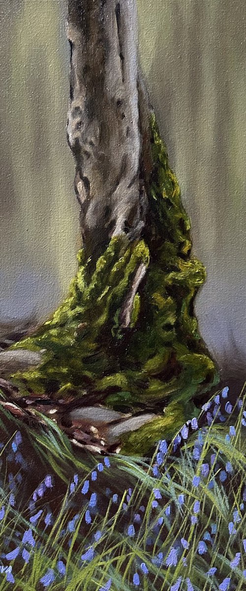 The tree and the bluebells by Alina Karpova