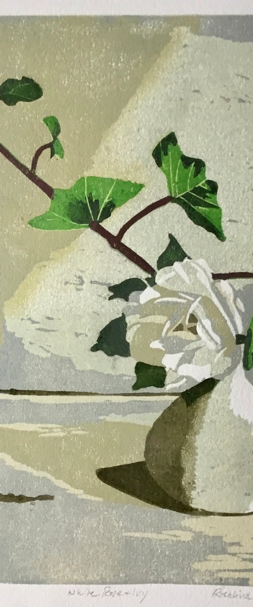 White  Rose and Ivy by Rosalind Forster