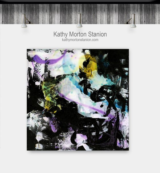 New Beginnings 7  - Abstract Painting  by Kathy Morton Stanion